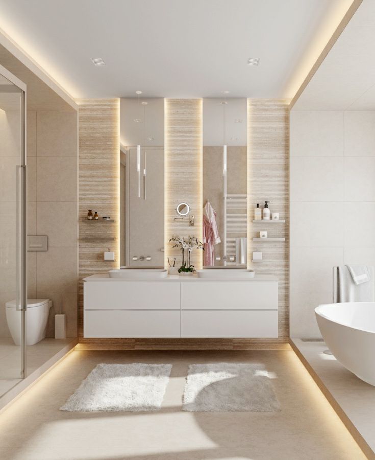 双人洗漱台设计,打造高品质卫浴空间-30