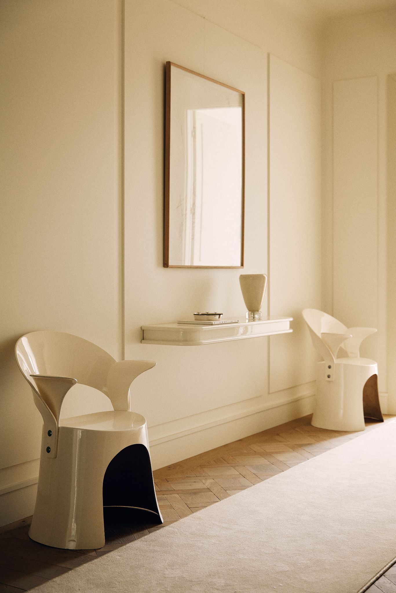 巴黎400平米单色弧形公寓丨法国巴黎丨Marika Dru及其团队Atelier MKD-31