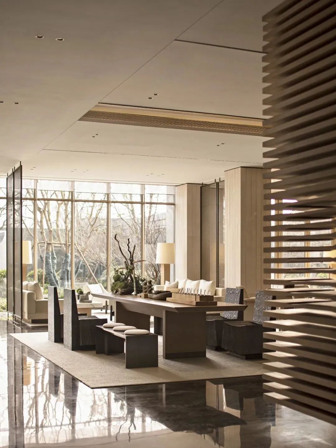 1054㎡原木极简的售楼处丨中国-26