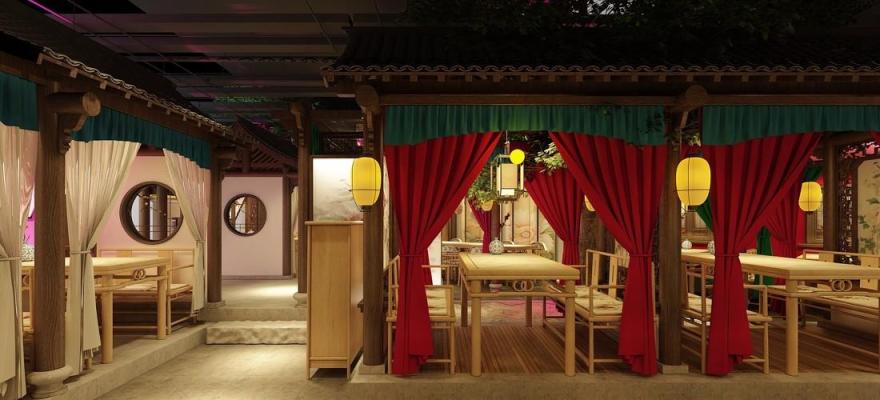 曲径通幽 | 中餐厅设计中的女子闺房概念-12