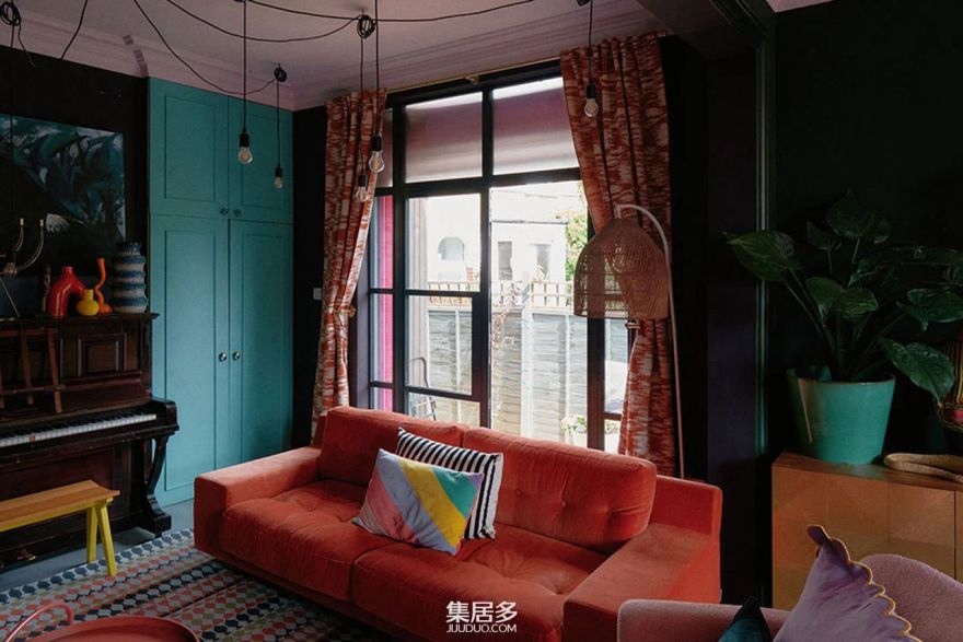 伦敦大胆色彩住宅丨英国伦敦-19