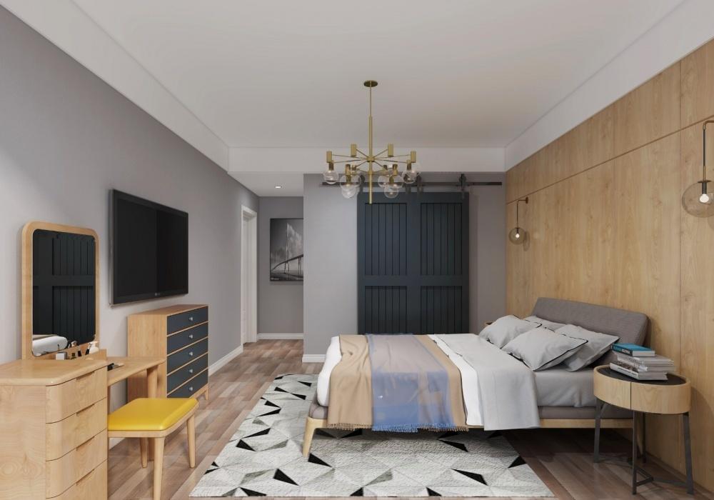 合肥 123 平米洋房室内设计案例,打造轻装修重装饰的理想家-96