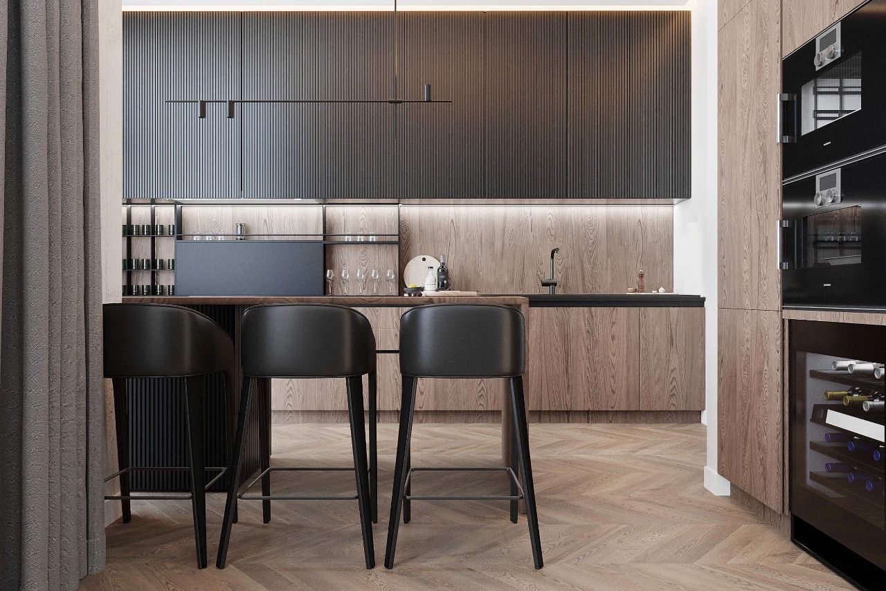 简约舒适的 149m²三层住宅设计丨Dinara Yousupova-9