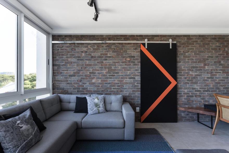 巴西 SR House 公寓 | 自然材质与简约设计的完美结合-2