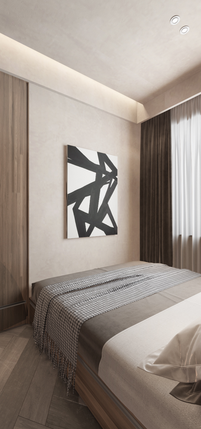 自然之美，侘寂平层设计-9