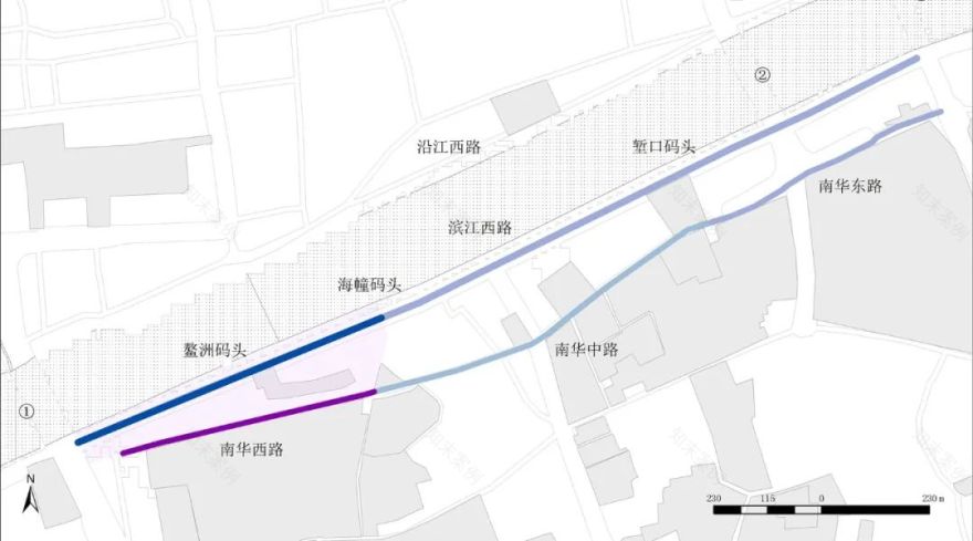 好一个紫气东来!不愧是2025级广美优秀毕设!“三段式技术路线+六类精细化空间改造方式”重启滨江夜代码!提升城市滨水空间夜态活力-81