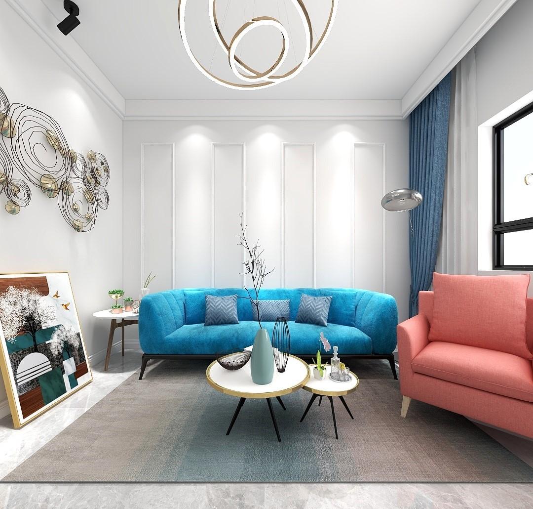 少女心玄关设计,色彩搭配展现空间活力-9