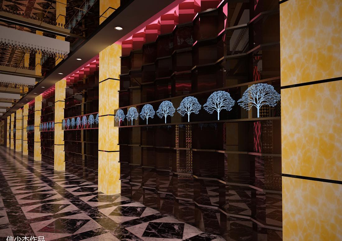 "宝美化 KTV 走廊设计展示"-20