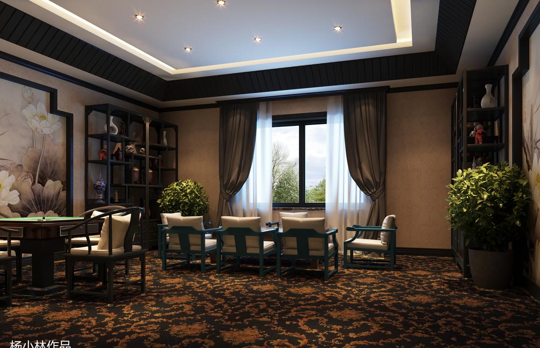 杨小林作品 中式会所 品味生活空间-6