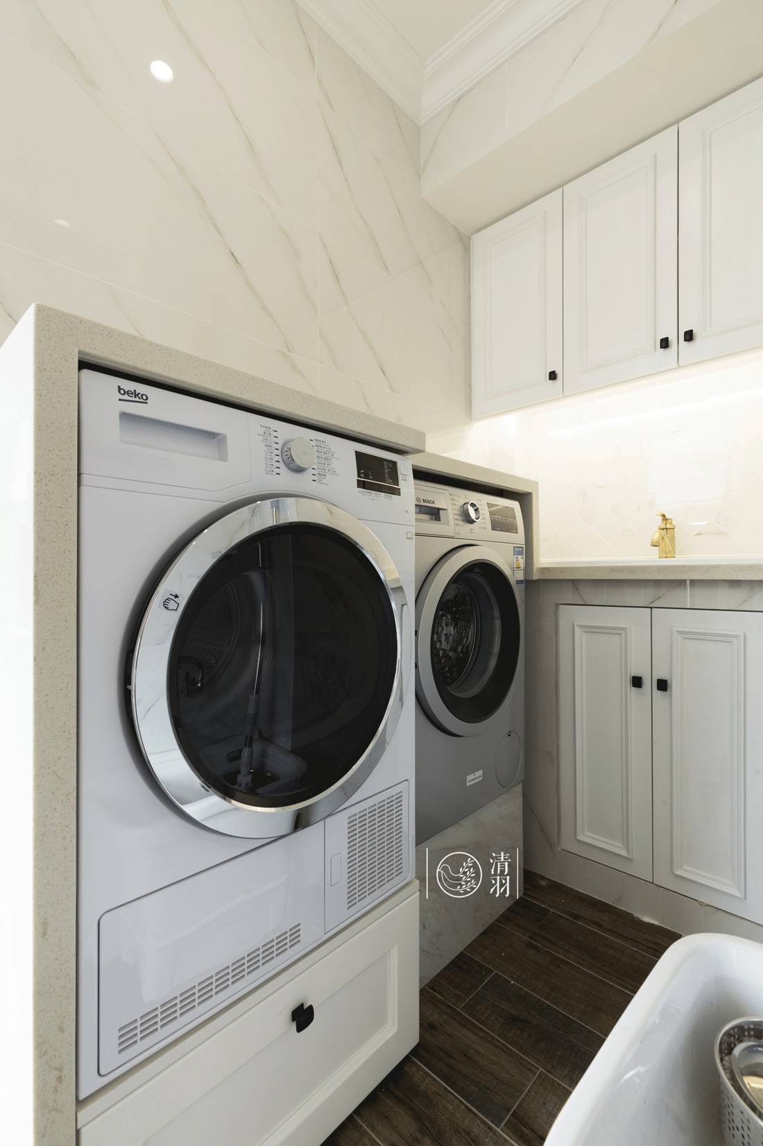 优雅知性，成都 180 平米美式四居室设计-69