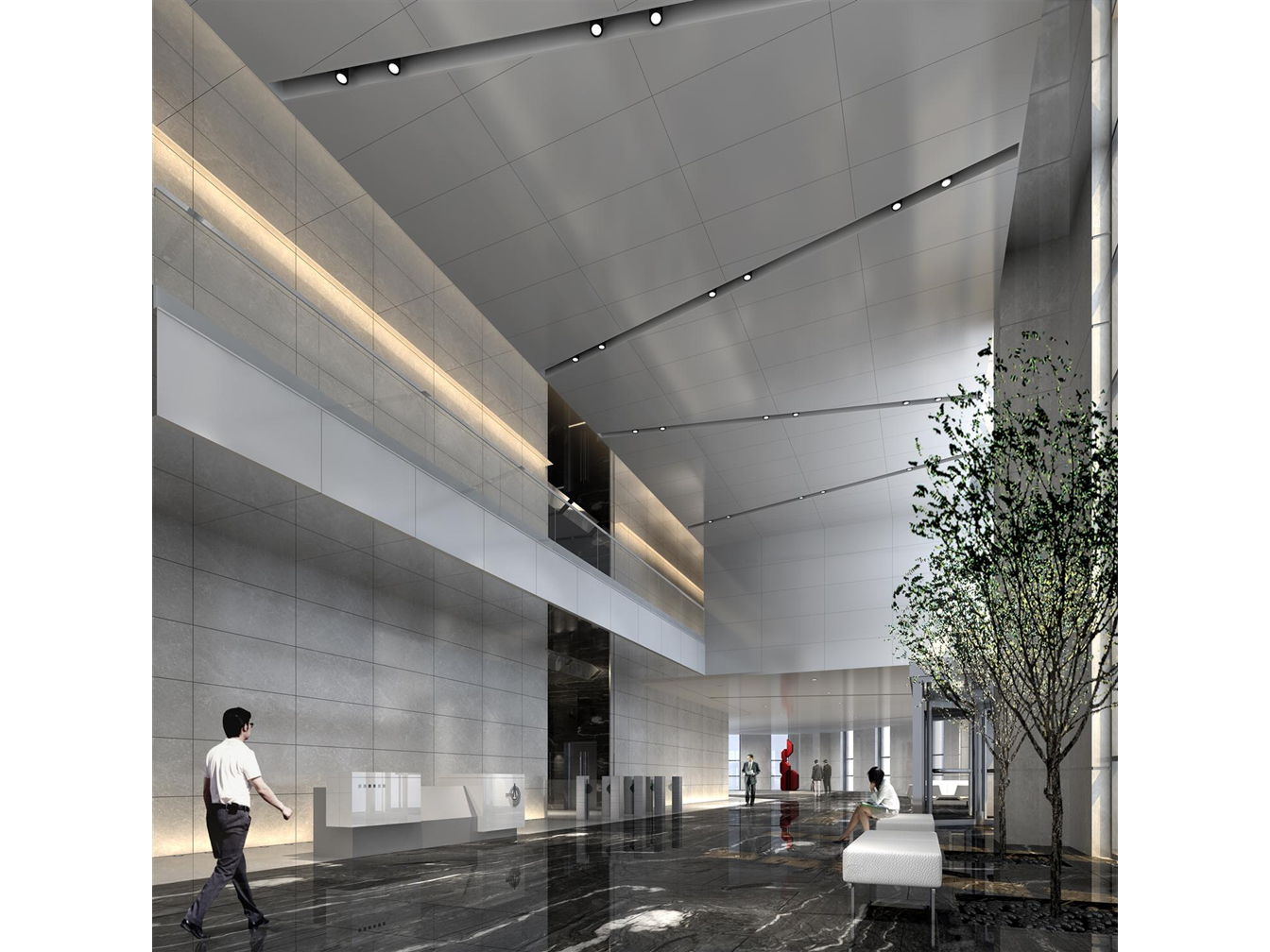 中海油大楼办公空间(方案设计概念)-2