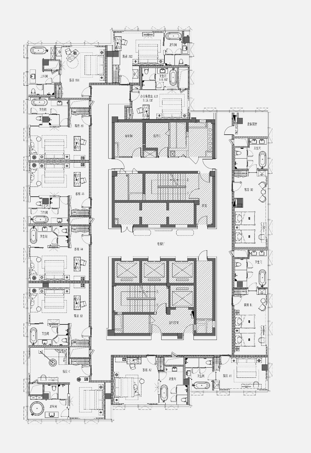 绍兴水木蒲绒酒店丨中国绍兴丨李怡明,吕翔-64