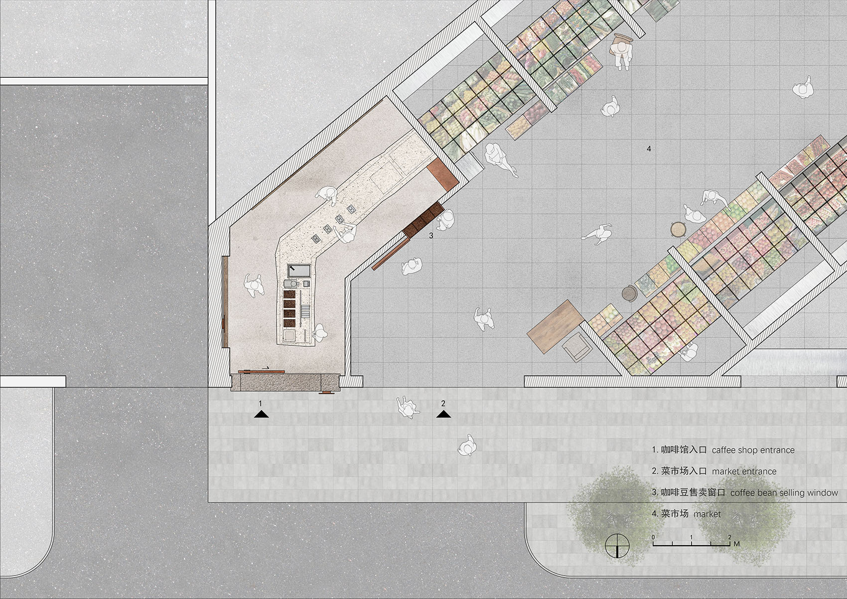 Grid Coffee三源里店，北京 / B.L.U.E.建筑设计事务所-49