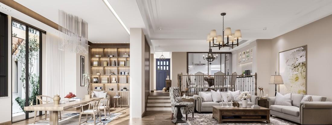 
设计新作 | 400㎡ 双拼美墅 -0