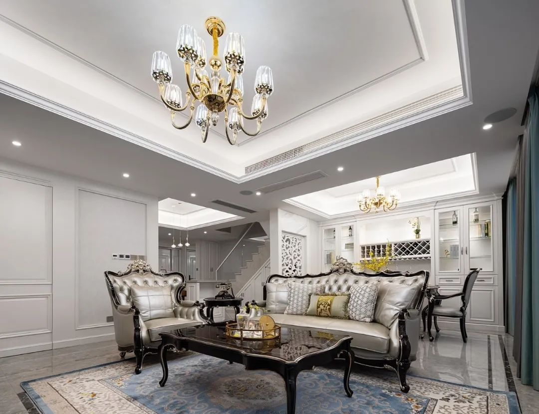 160㎡美式轻奢别墅,温馨空间与高效利用的完美结合-10