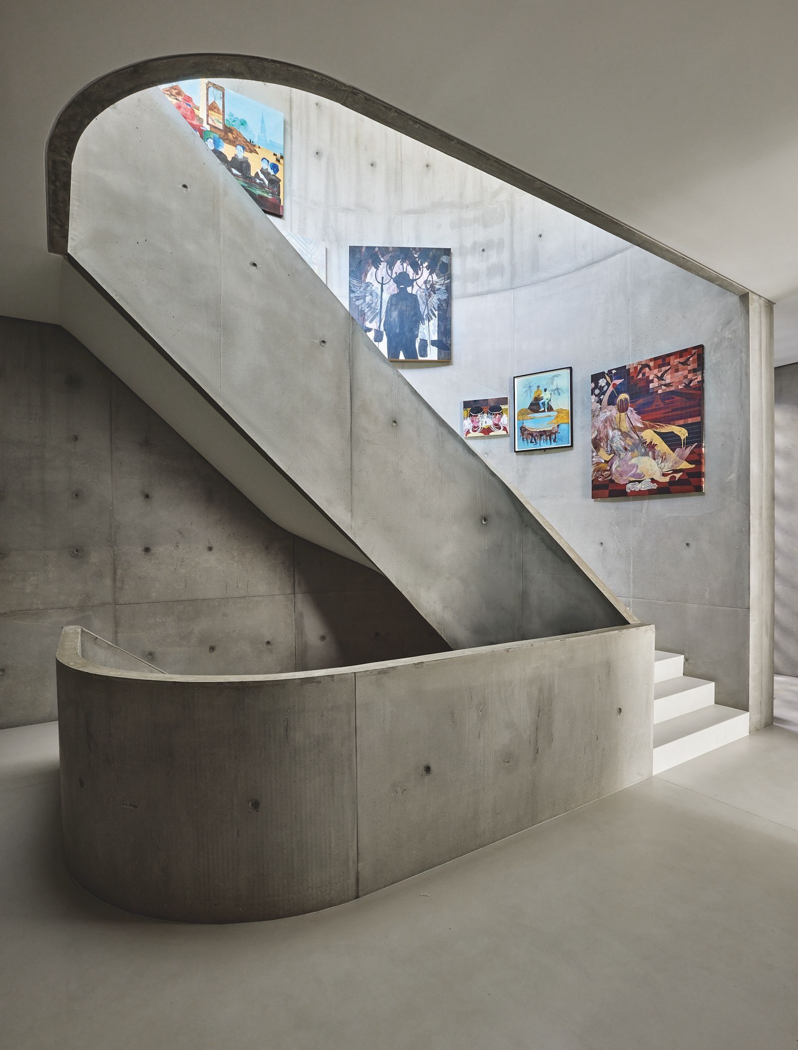 雅典圆形混凝土住宅丨希腊雅典丨Kallos Turin工作室-36