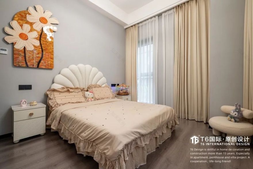 145㎡老房逆袭,现代轻奢四室两厅两卫丨中国上海丨T6 国际设计-65