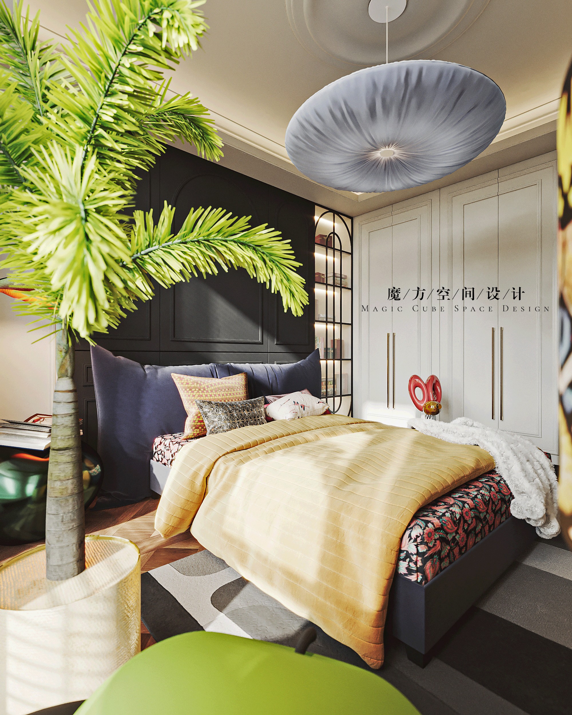 天津•法式复古住宅设计项目丨中国天津丨魔方空间设计-42