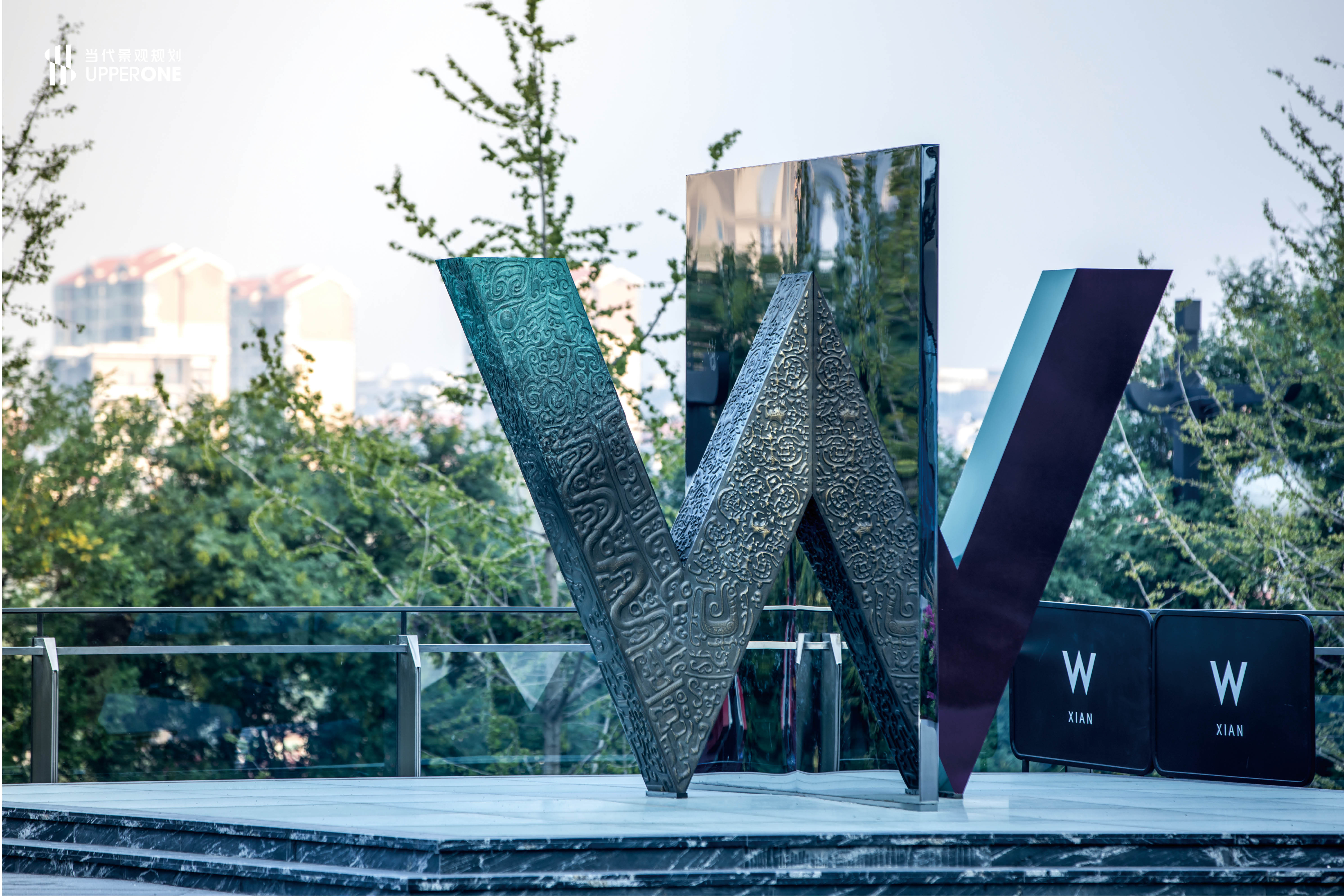 W hotel&万众国际广场丨中国西安丨当代景观规划-11