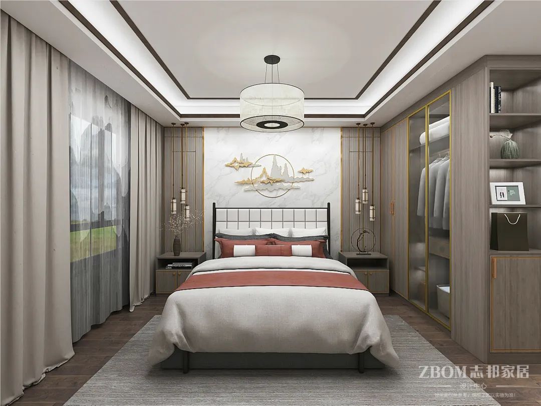 127㎡新中式家居 | 山水意境,恬淡闲适-55