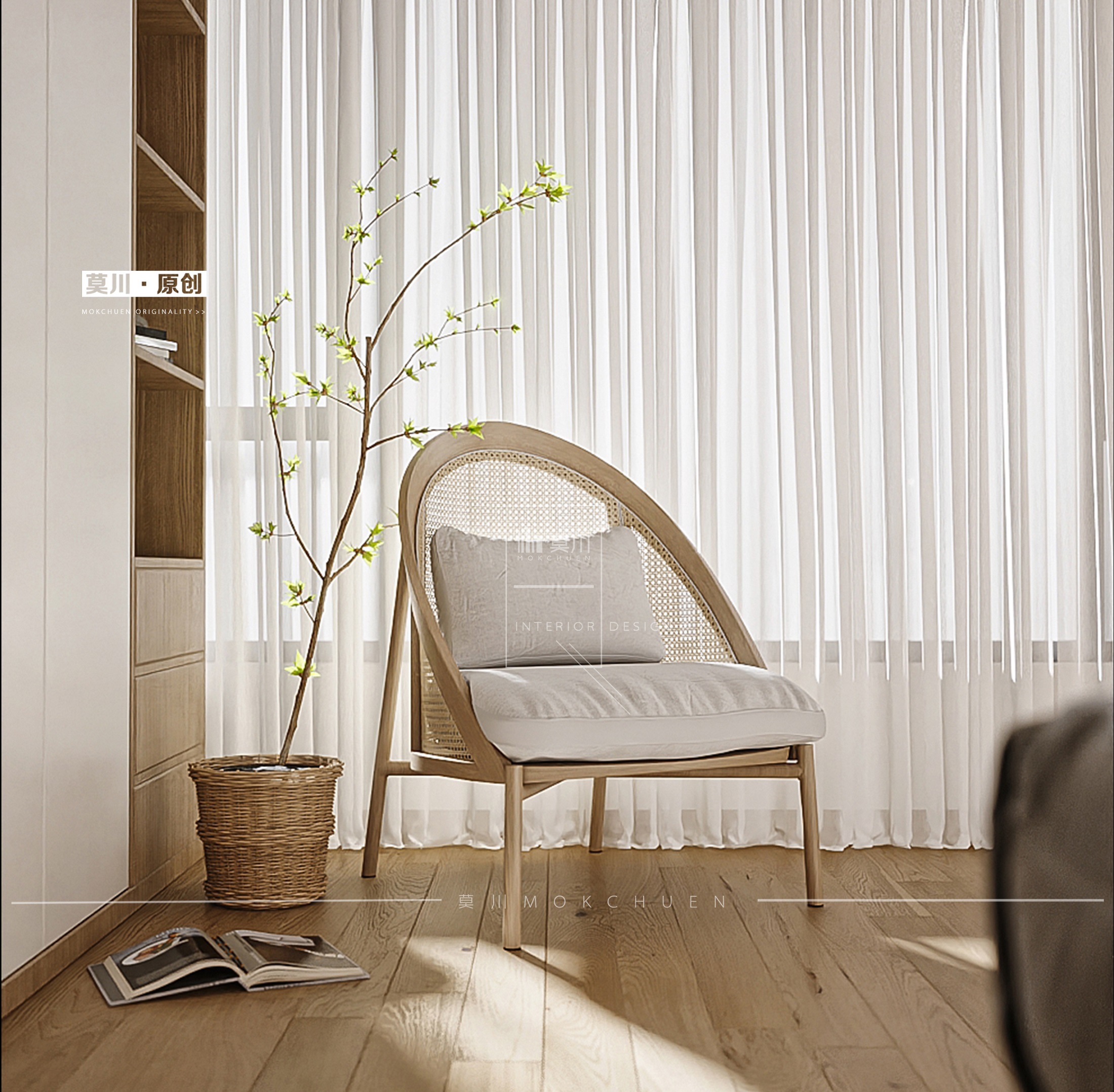 北欧原木风，温暖简约的自然空间-6