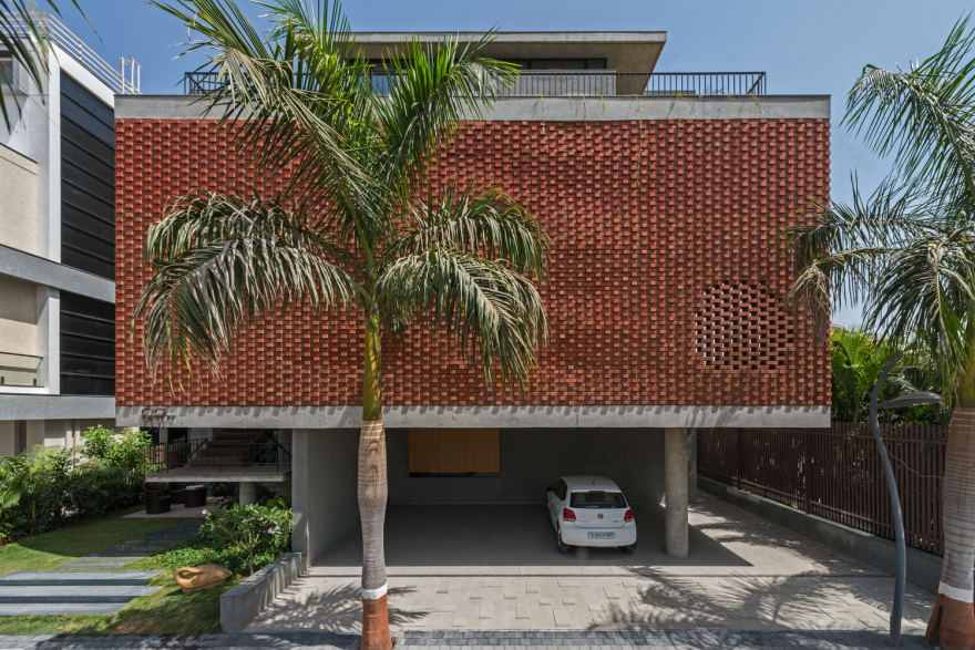 印度砖墙住宅-43