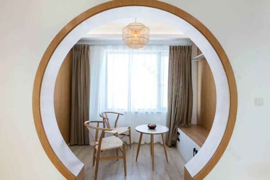 禅意苏州 | 湖边 125㎡原木空间,日式榻榻米与苏州园林的完美结合-37