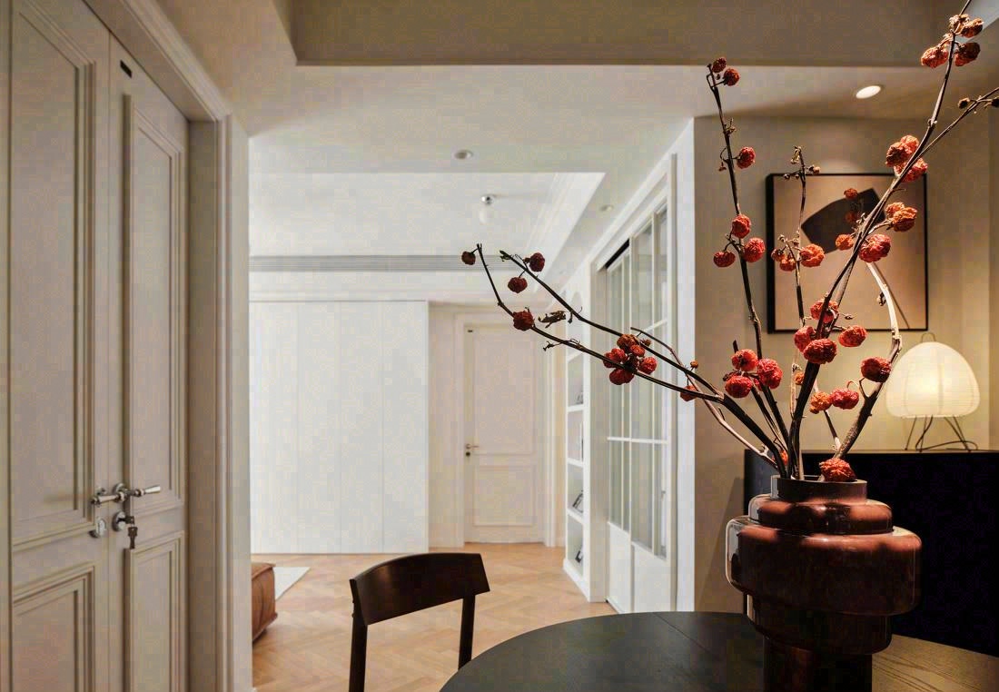 奶油轻法式平层设计-21