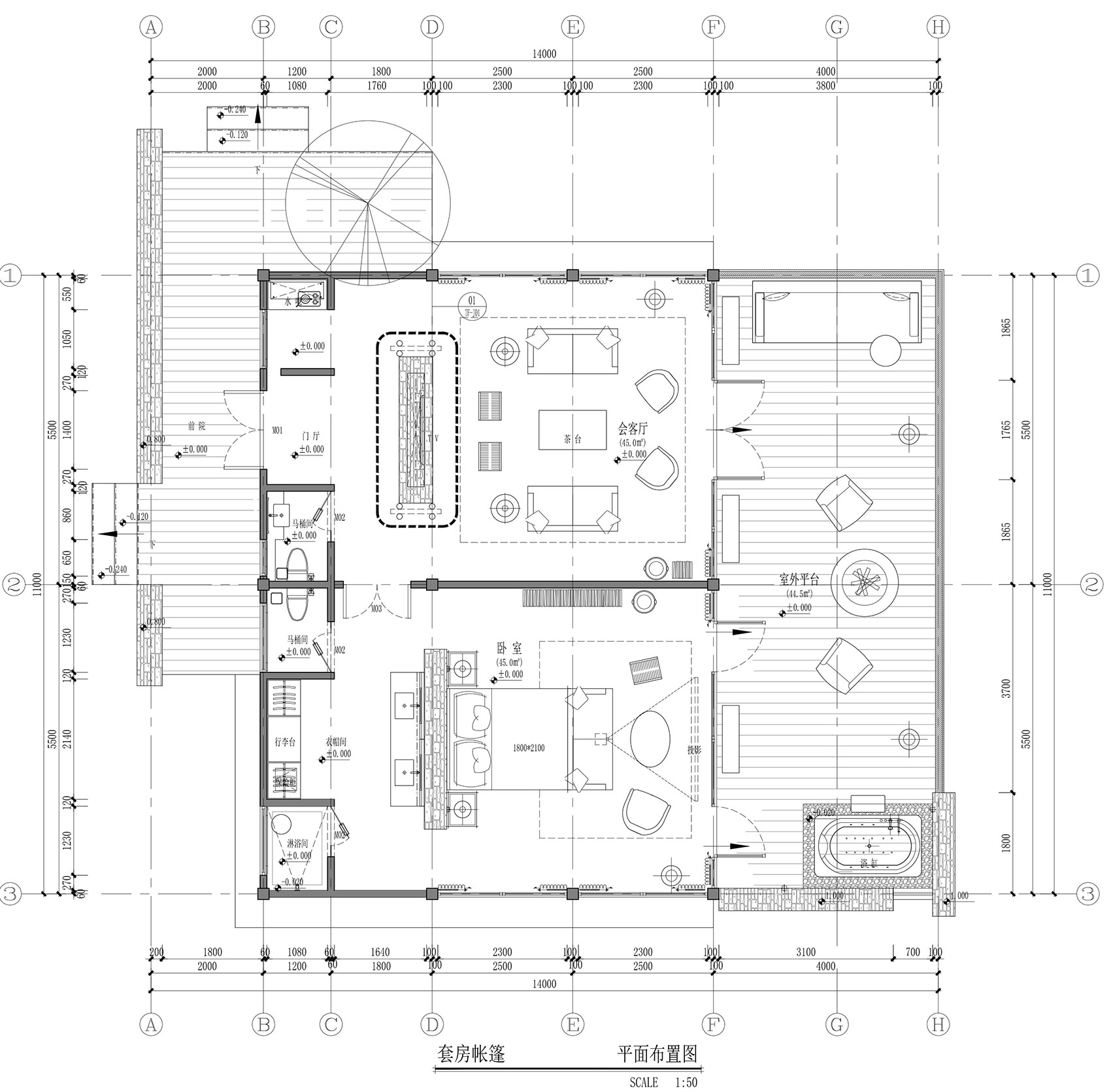 邵武市二都国家森林康养帐篷酒店丨中国福建丨大松建筑设计-51