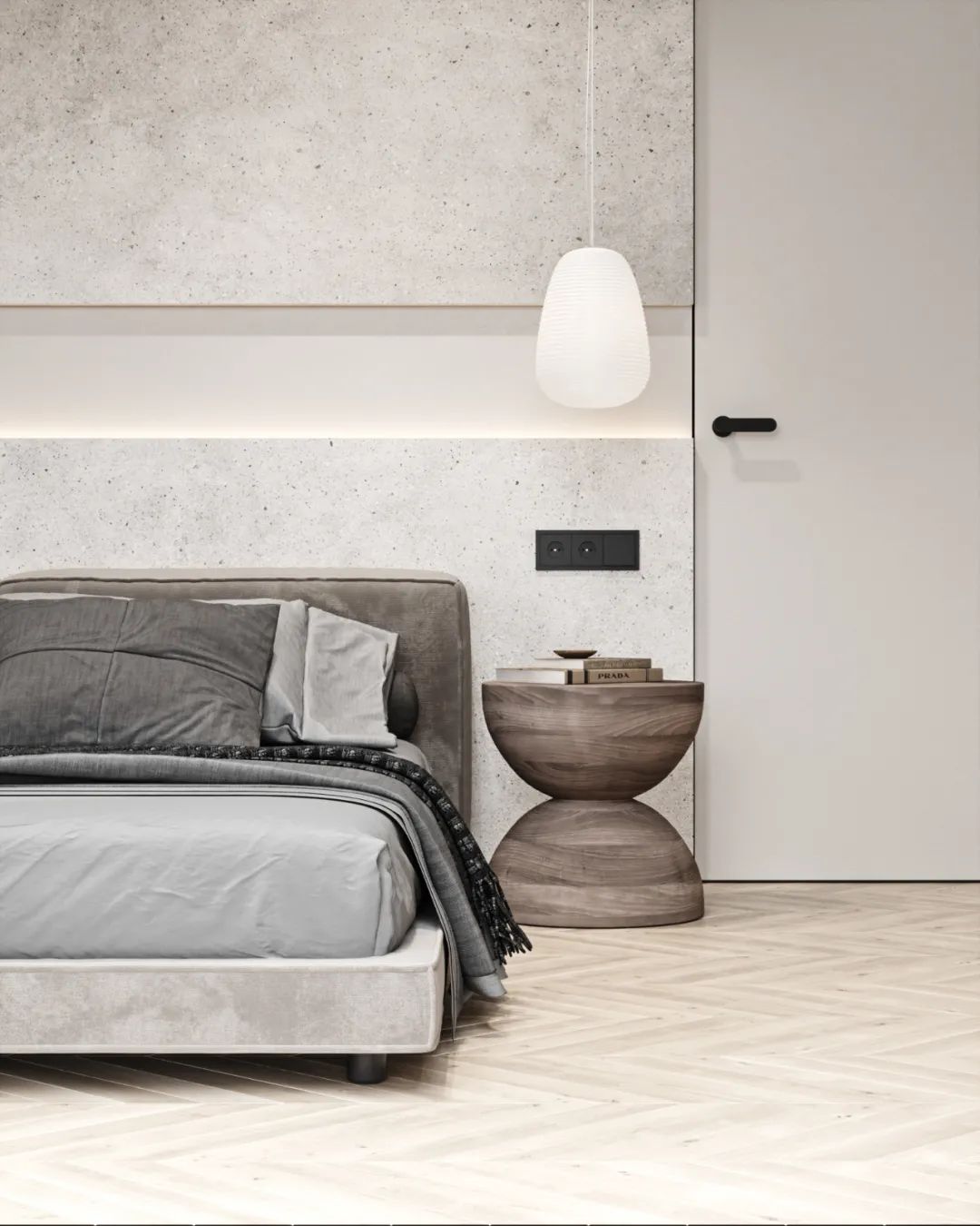 简约原木|艺术气息的三口之家丨Roman Lutsenko-34