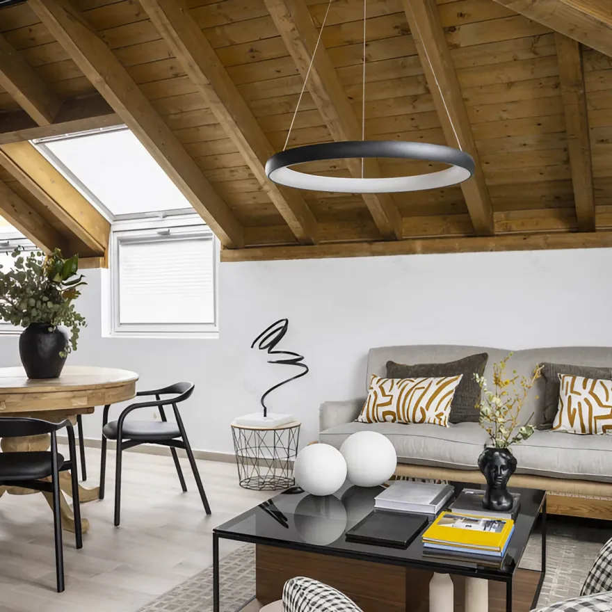 西班牙设计师打造 70m2 简约时尚顶楼公寓-1