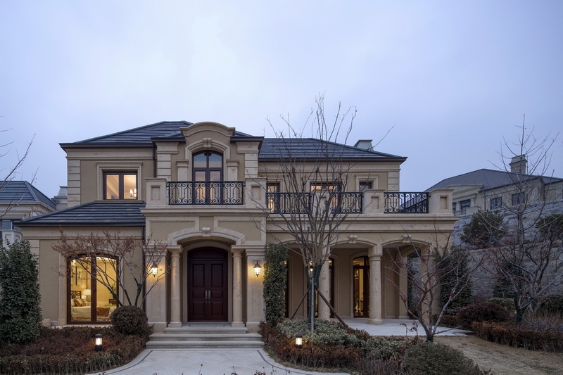 山东莱芜绿城桃花源中式别墅-1