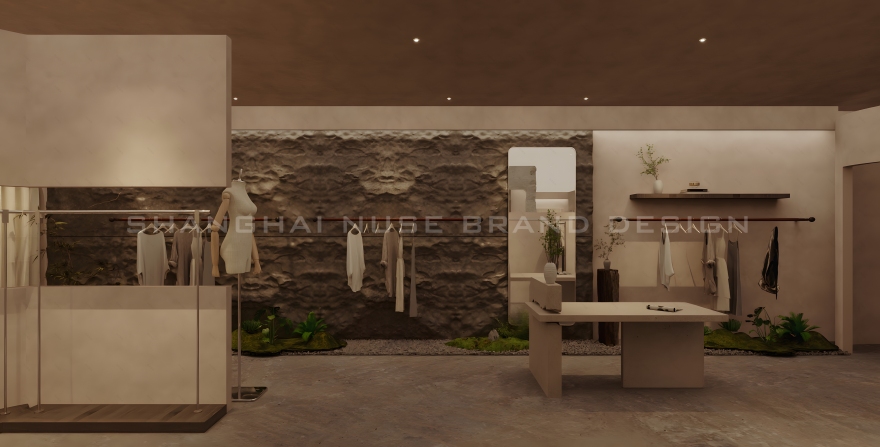 新中式侘寂风服装店丨木村空间设计有限公司-30