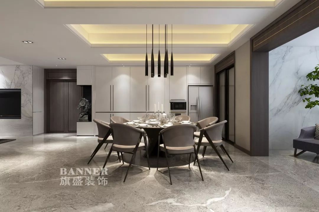 林庄打造现代中式家居，湖城大境 245㎡空间寻觅安宁-20