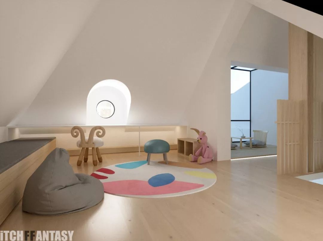 四层极简别墅，原木色温馨空间-120