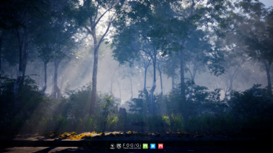 Waste roads and deer场景制作-12