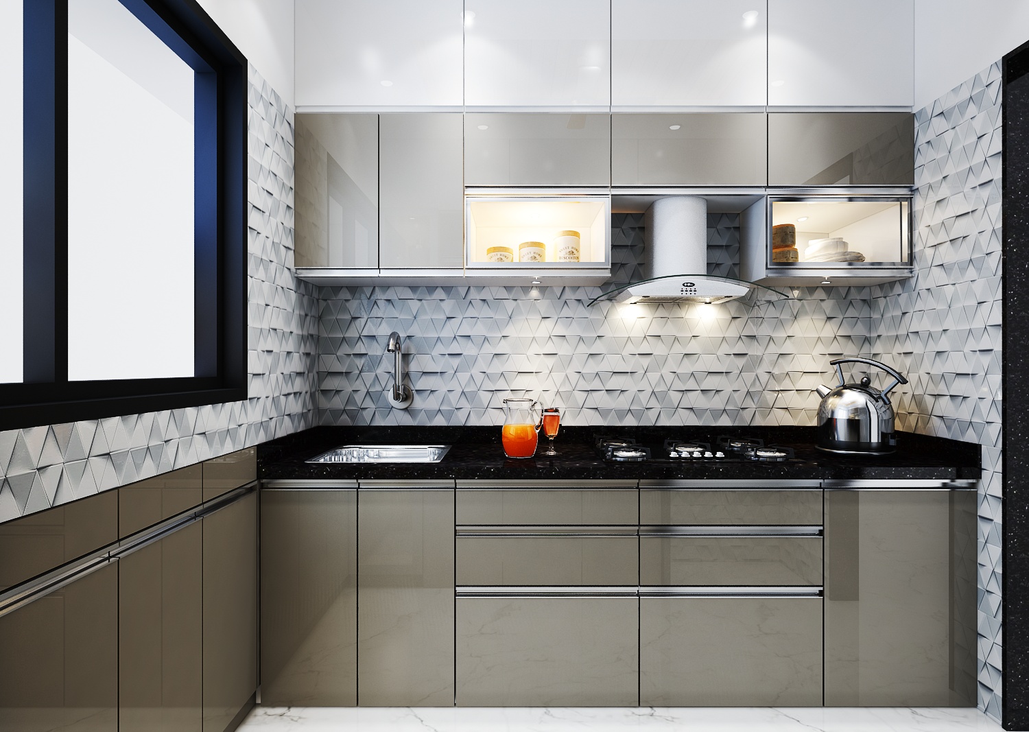 2BHK 公寓室内设计（巴德拉普尔）丨叙利亚德拉-9