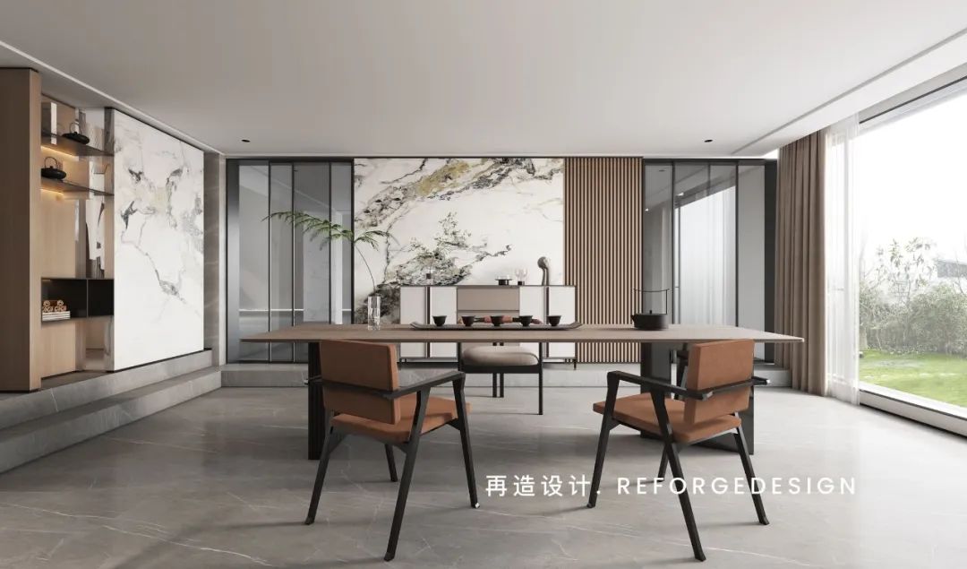 水墨之间 · 台州三门 900㎡现代私宅设计丨中国台州丨再造设计-33