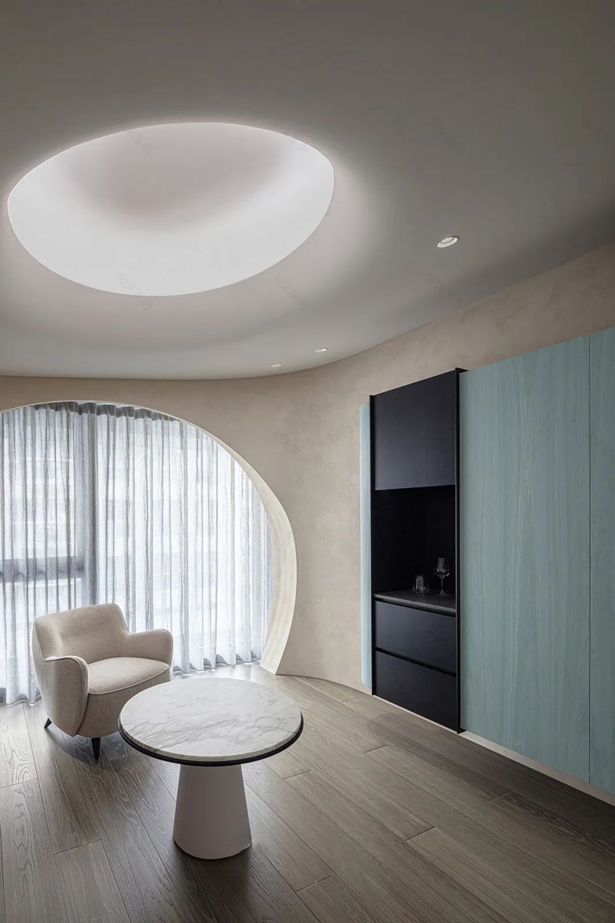 弧形+曲面,不一般的新时代住宅-27