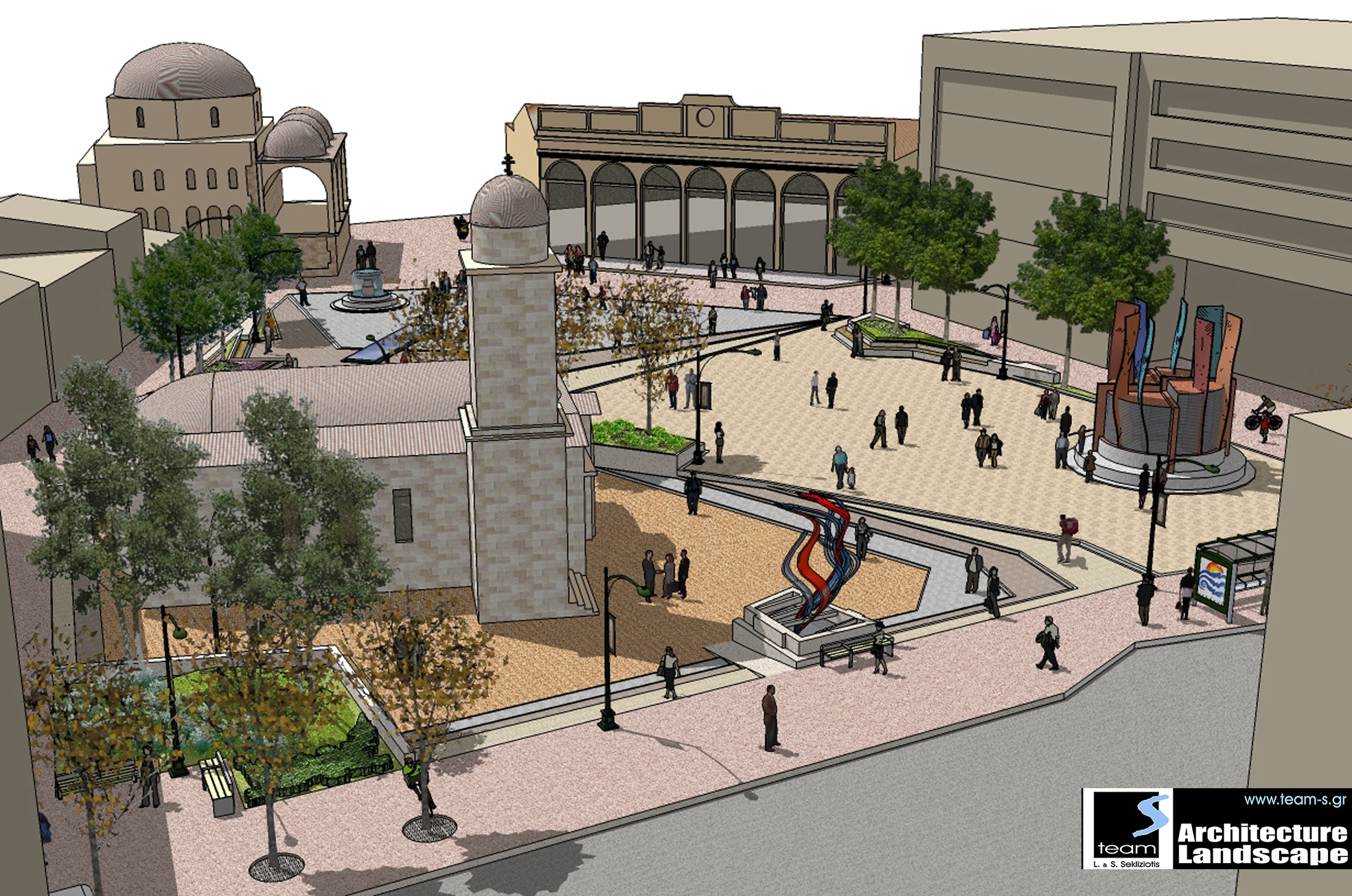 Monastiraki 广场景观设计提案丨希腊雅典-9
