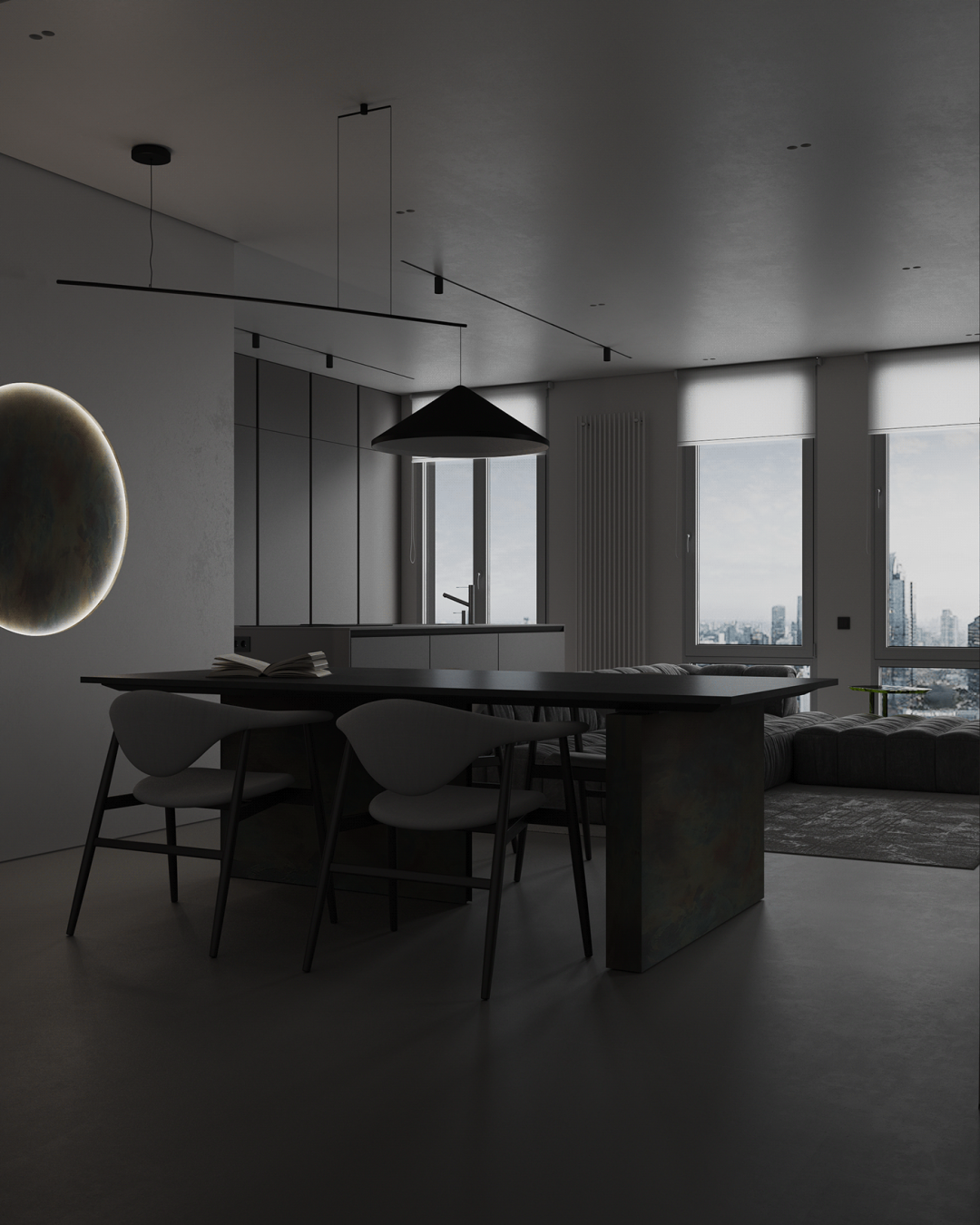 简约轻奢大平层丨澳大利亚丨Diana Stoieva-61