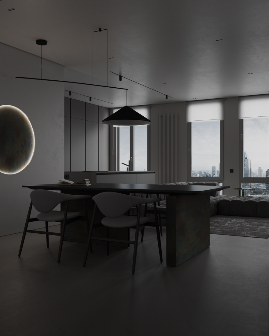 简约轻奢大平层丨澳大利亚丨Diana Stoieva-61