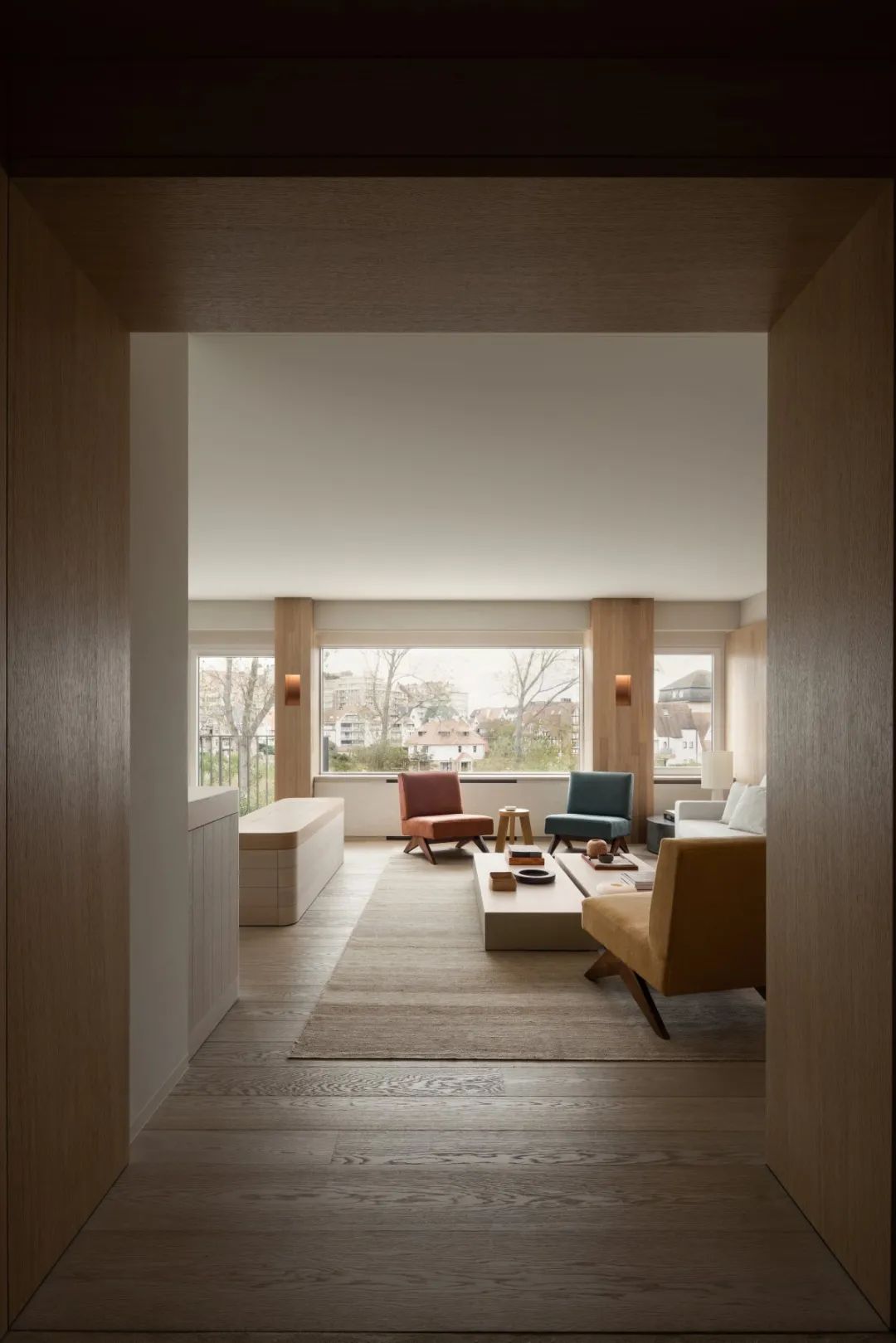原木极简风四居丨比利时丨比利时建筑工作室Decancq Vercruysse-14