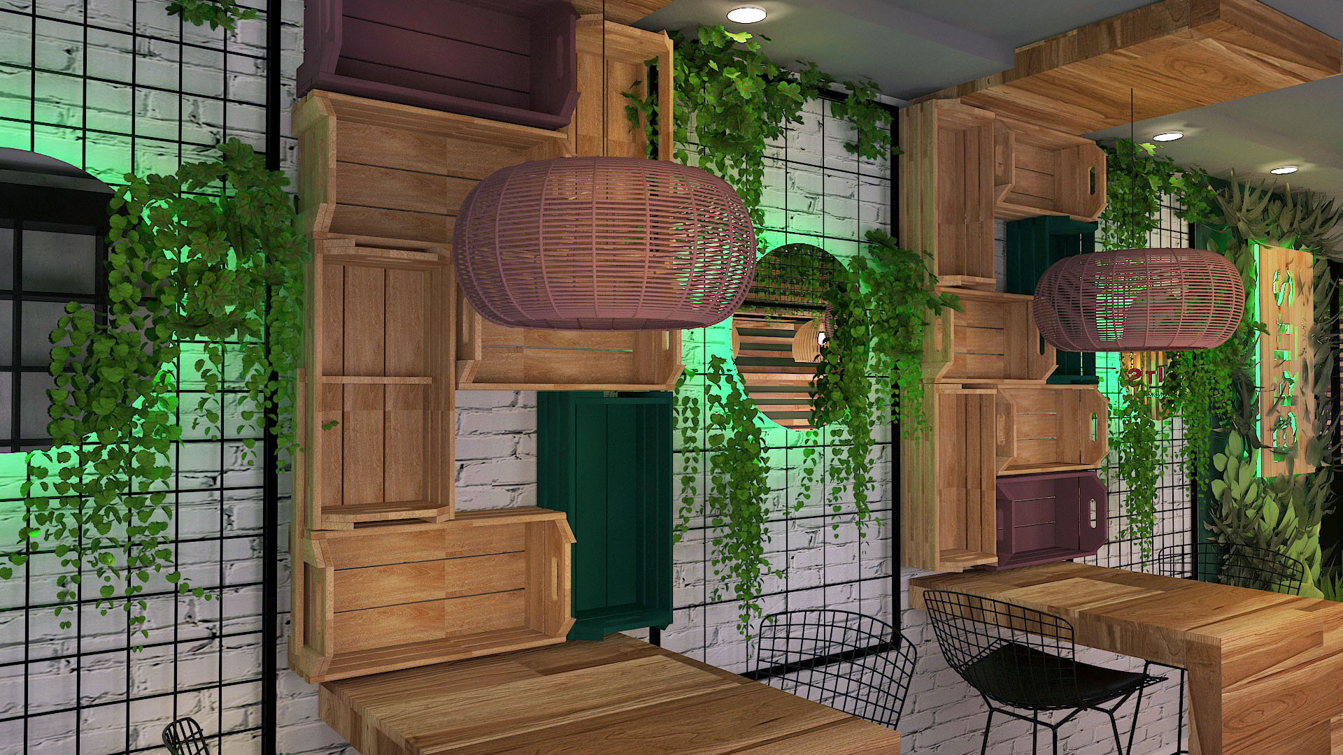 CENOGRAFIA AMBIENTAÇÃO - RESTAURANTE VEGANO-22