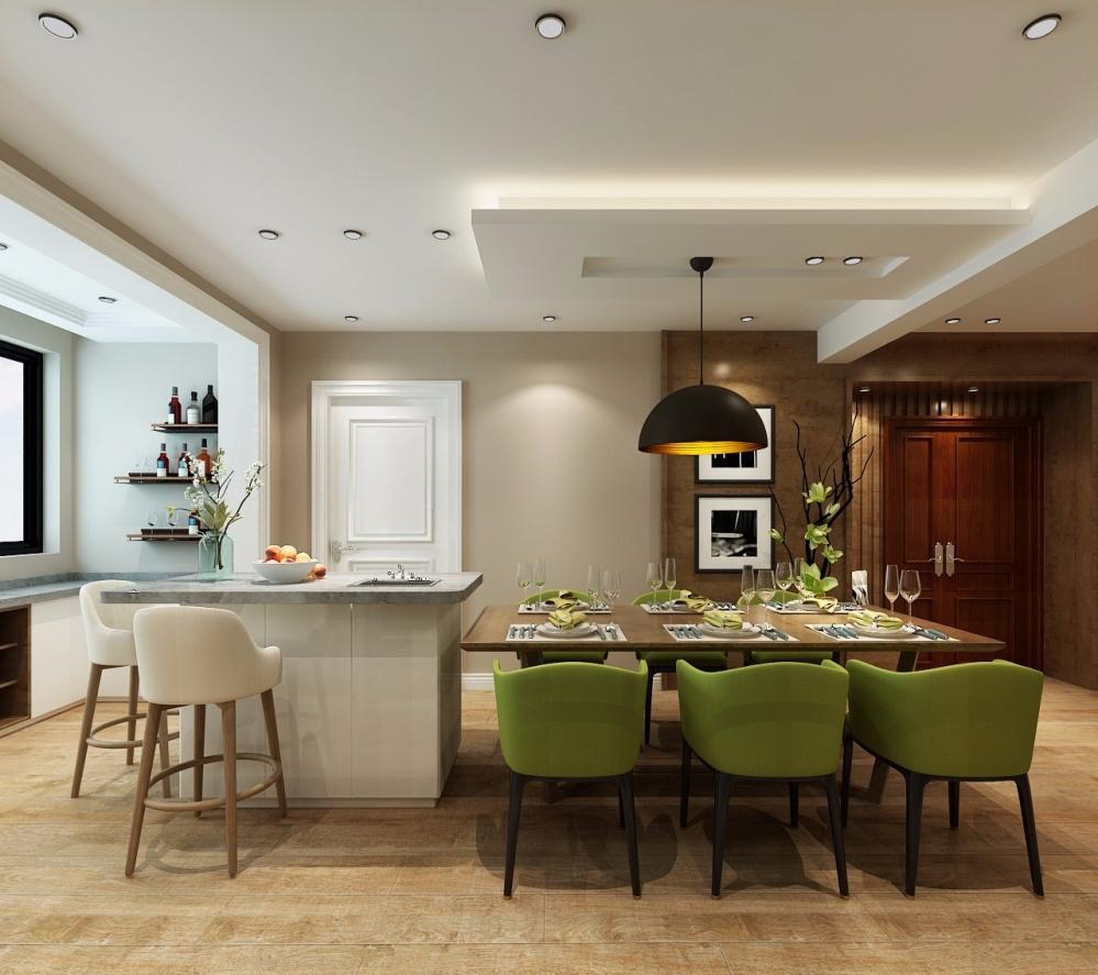 
书香满屋 现代与美式的混搭 -0