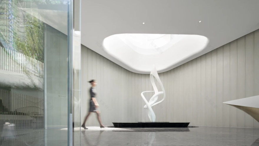 荣盛鹿山府销售中心,演绎梦幻、未来、充满诗意的气息 | 米修设计-18