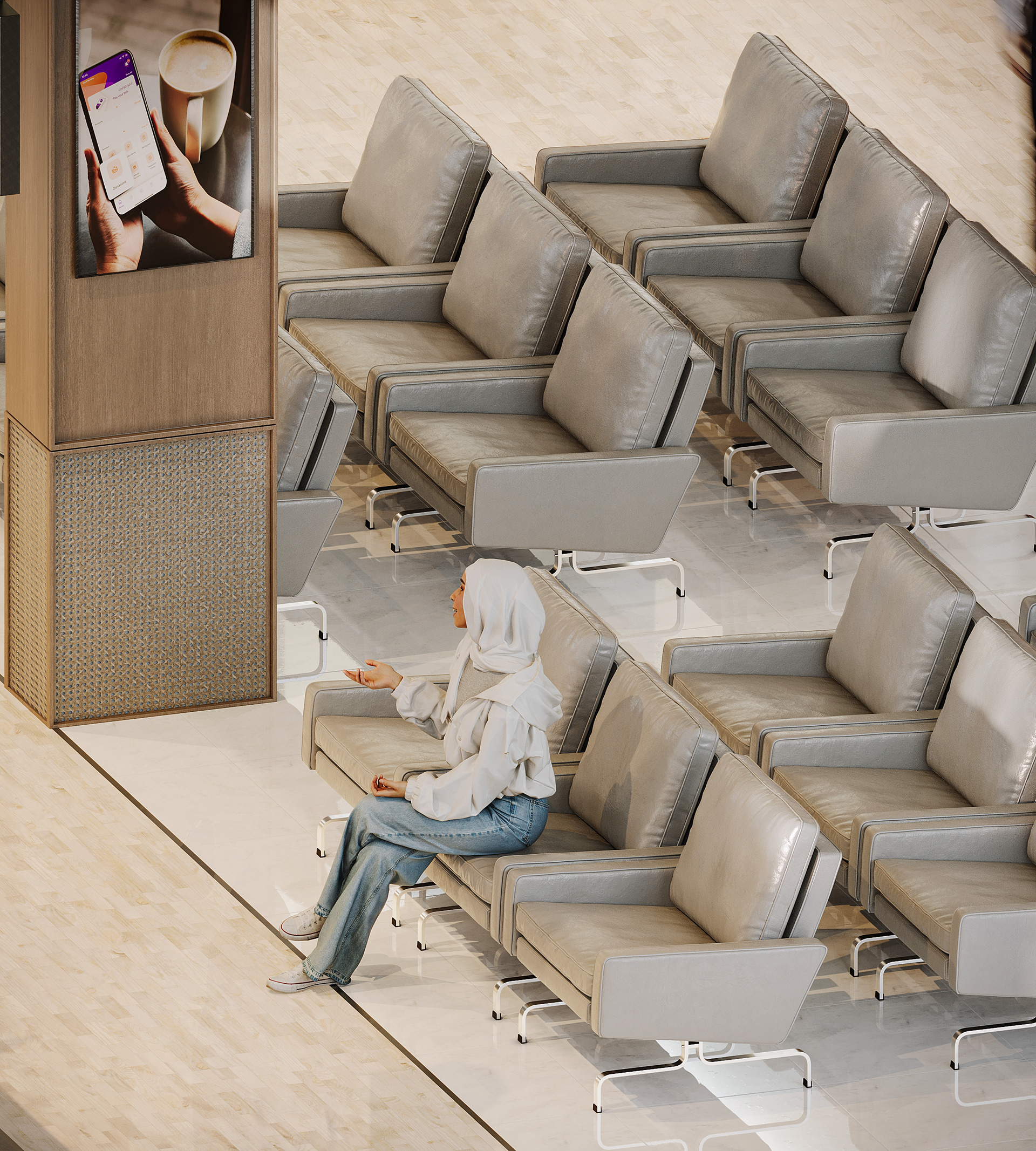 Saib Bank 室内设计丨埃及丨Futuris Architects-16