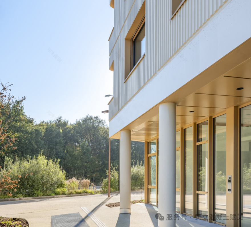 【建筑设计】法国大学城的学生公寓-5