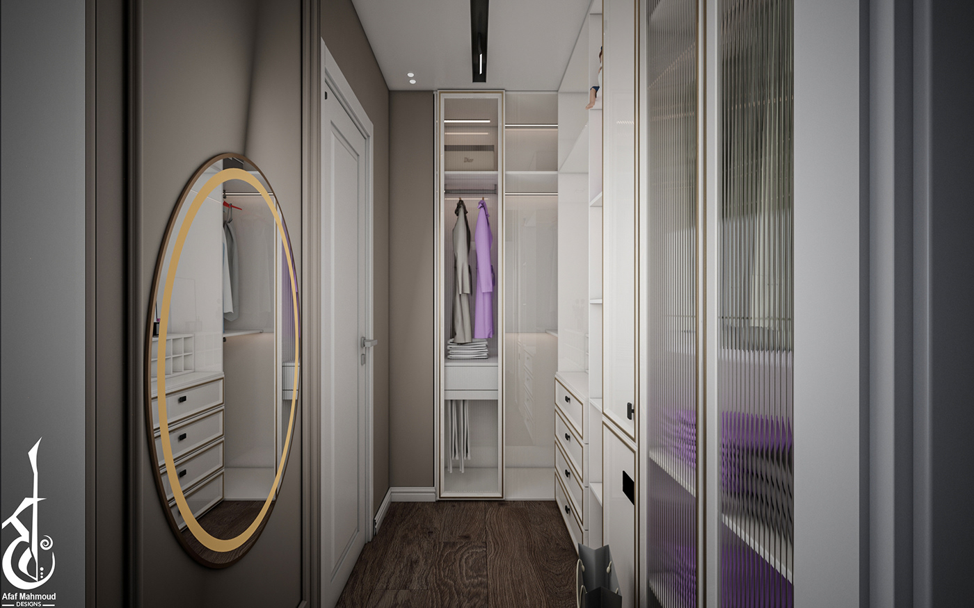 Anastasiya Gushchina丨平层丨Single Bedroom Design at KSA-9