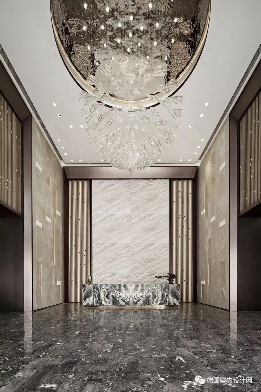 《云水谣》现代轻奢售楼处,融入自然元素,打造优雅空间-78